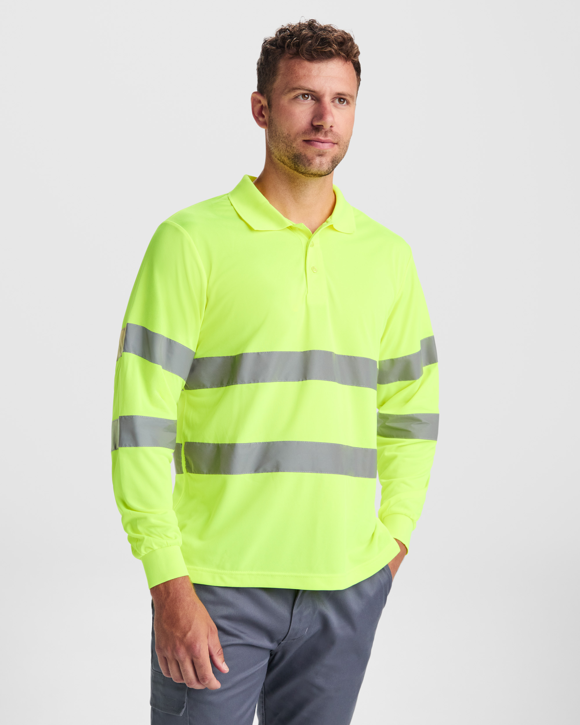 Chaleco Alta Visibilidad Roly Polaris L/s 9306 Hombre